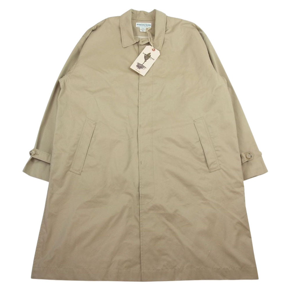 SASAFRAS ササフラス SF-221884 Gardening At Night Coat-Density Gabadine コットン コート ジャケット ベージュ系 XL【新古品】【未使用】【中古】