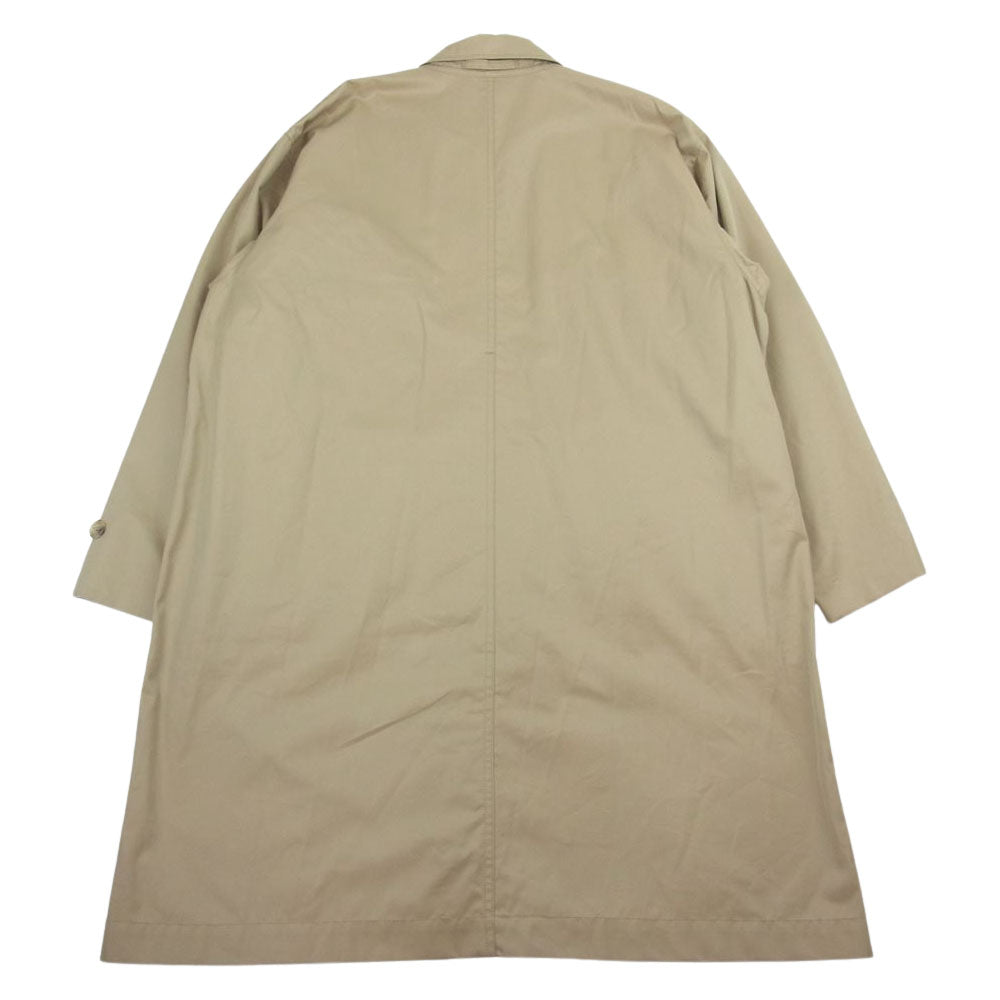 SASAFRAS ササフラス SF-221884 Gardening At Night Coat-Density Gabadine コットン コート ジャケット ベージュ系 XL【新古品】【未使用】【中古】