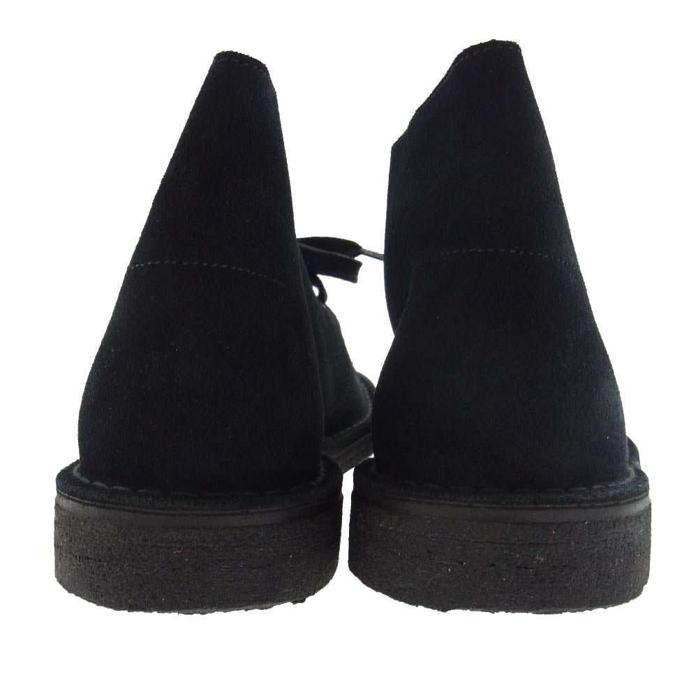 COMME des GARCONS HOMME コムデギャルソンオム NPS SOLOVAIR 22AW HH-K103-001 CDGH 英国製 Wネーム スエード デザート チャッカブーツ シューズ ブラック系 26.0cm【極上美品】【中古】