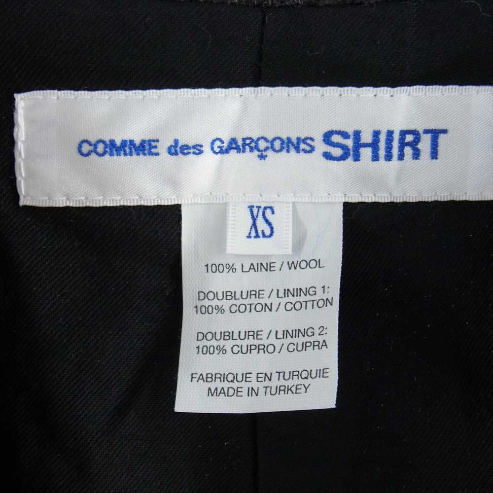 COMME des GARCONS コムデギャルソン SHIRT FH-J009-W21 WOOL BLAZER ウール ブレザー テーラードジャケット ダークグレー系 XS【新古品】【未使用】【中古】