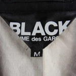 BLACK COMME des GARCONS ブラックコムデギャルソン 21AW 1H-J001-052 Seven 7 Shadow Stripe Tailored Long Jacket バックプリント ナンバリング ロング テーラードジャケット ブラック系 M【新古品】【未使用】【中古】