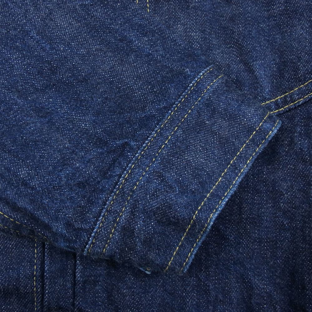 AT LAST アットラスト LOT147J  インディゴ デニム ジャケット インディゴブルー系 36【中古】