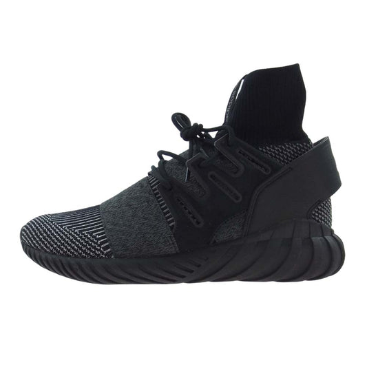 adidas アディダス BY3131 TUBULAR DOOM PK チュブラー ドゥーム ハイカット スニーカー ブラック系 グレー系 27cm【中古】