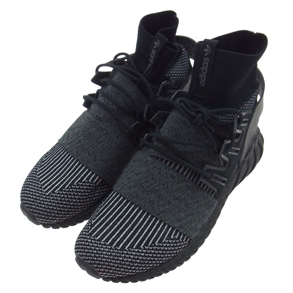 adidas アディダス BY3131 TUBULAR DOOM PK チュブラー ドゥーム ハイカット スニーカー ブラック系 グレー系 27cm【中古】