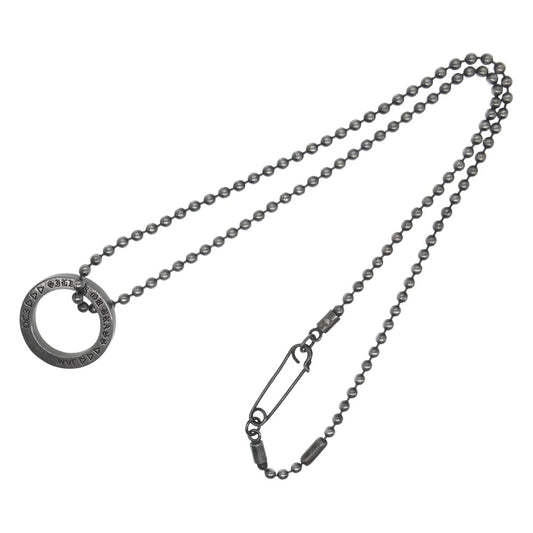 JAM HOME MADE ジャムホームメイド サークル リング 安全ピンボールチェーン ネックレス シルバー系【中古】
