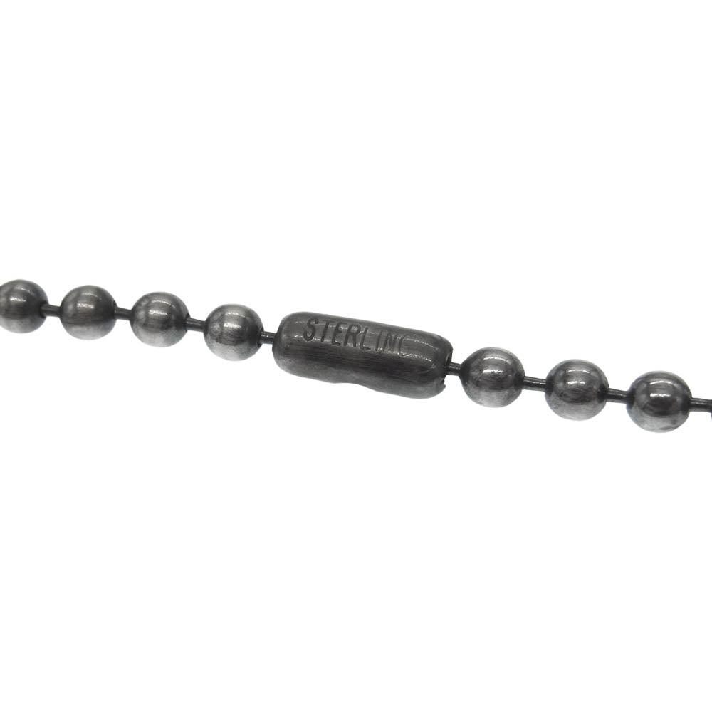 JAM HOME MADE ジャムホームメイド サークル リング 安全ピンボールチェーン ネックレス シルバー系【中古】