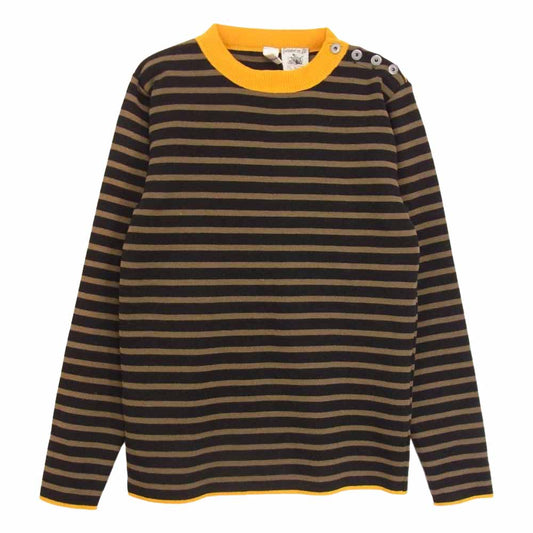 COMME des GARCONS コムデギャルソン W16500 SHIRT S.N.S HERNING ボーダーニット ニット セーター ブラック系 S【中古】