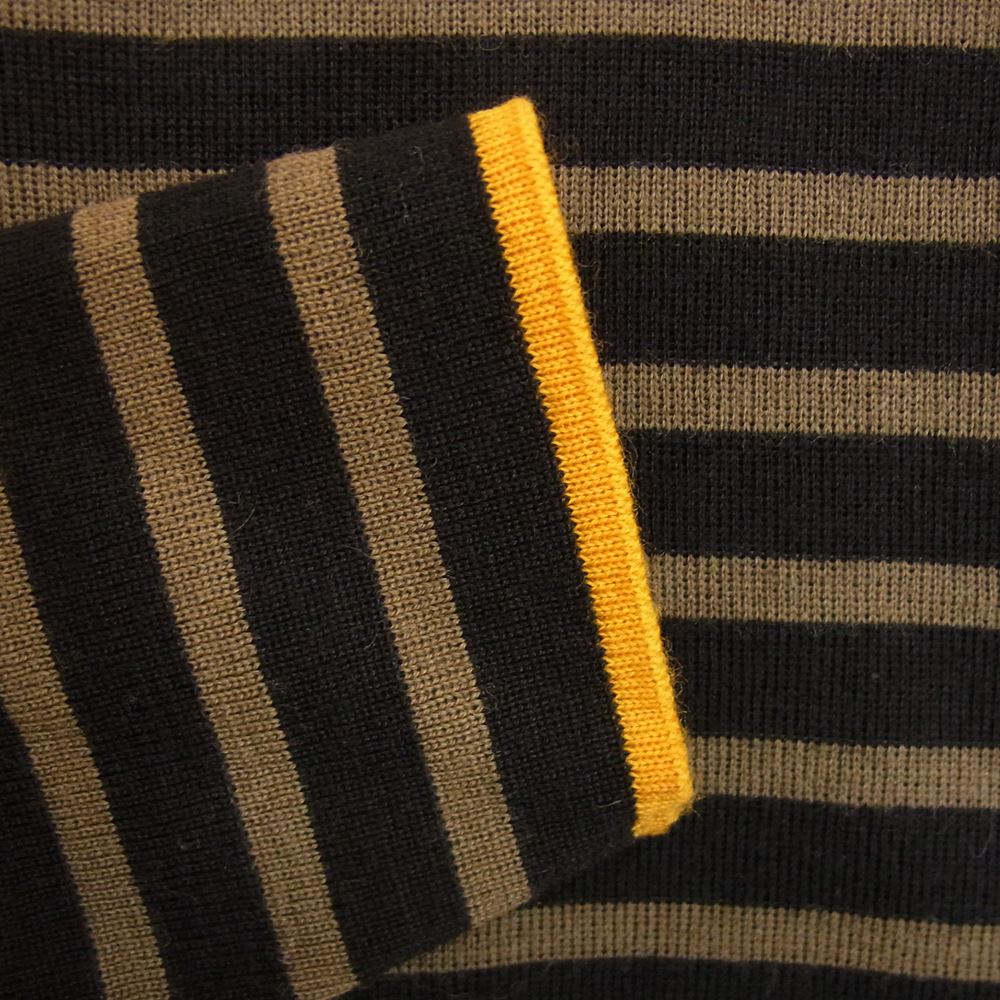 COMME des GARCONS コムデギャルソン W16500 SHIRT S.N.S HERNING ボーダーニット ニット セーター ブラック系 S【中古】