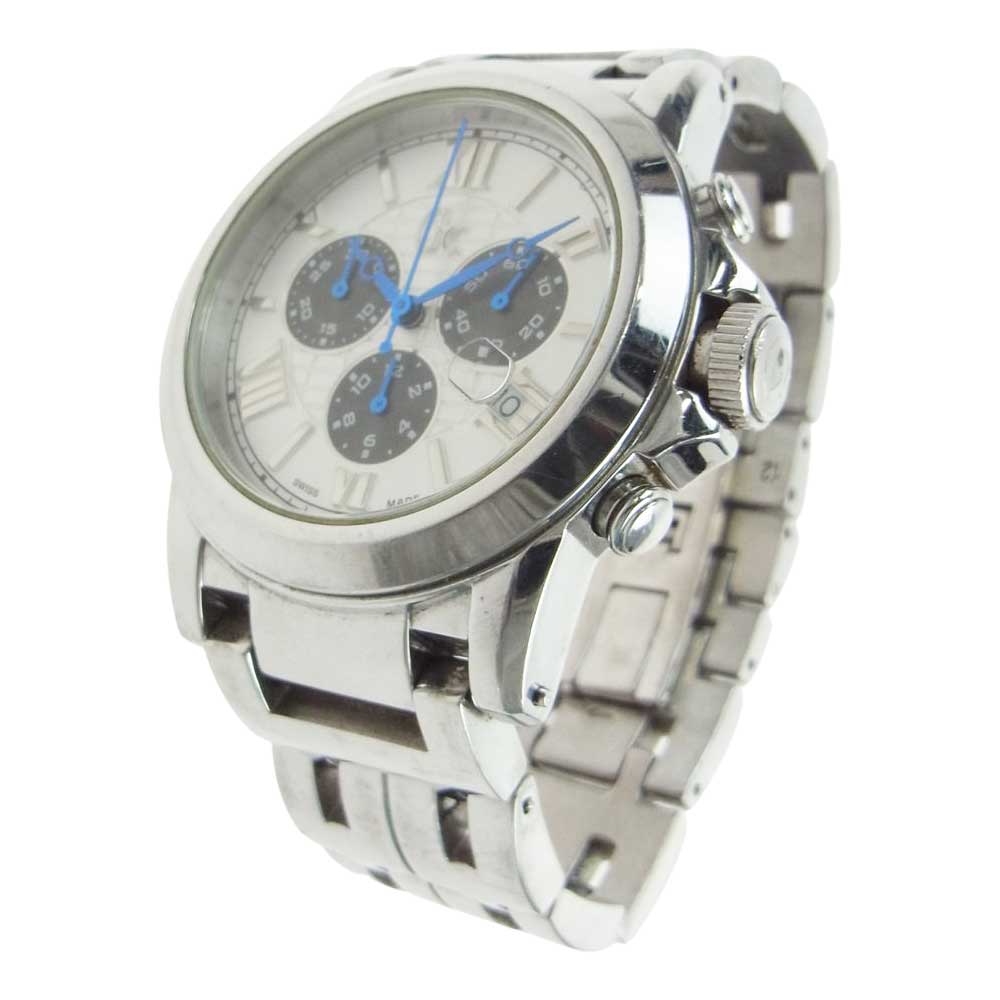 ジーシー  クロノグラフ ウオッチ シルバー系【中古】