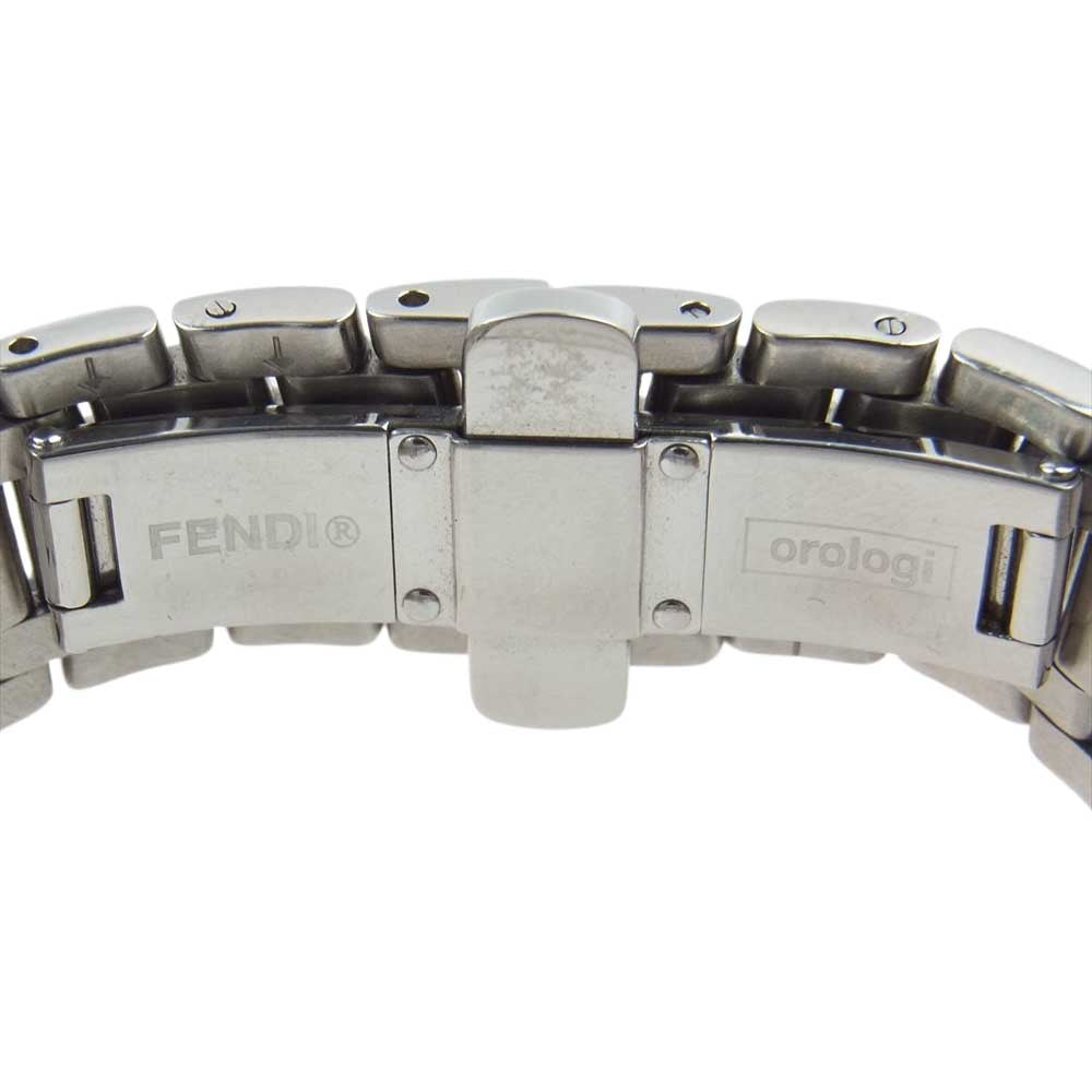 FENDI フェンディ 7000L クラシコ クオーツ ウオッチ 時計 シルバー系 ピンク系【中古】