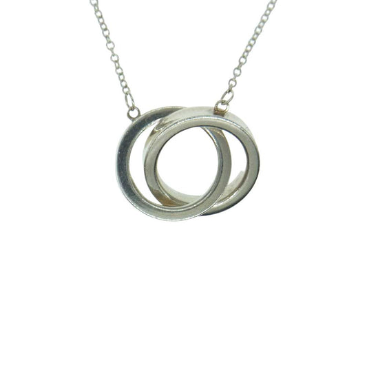 TIFFANY&Co. ティファニー インターロッキング サークル ネックレス  シルバー系【中古】