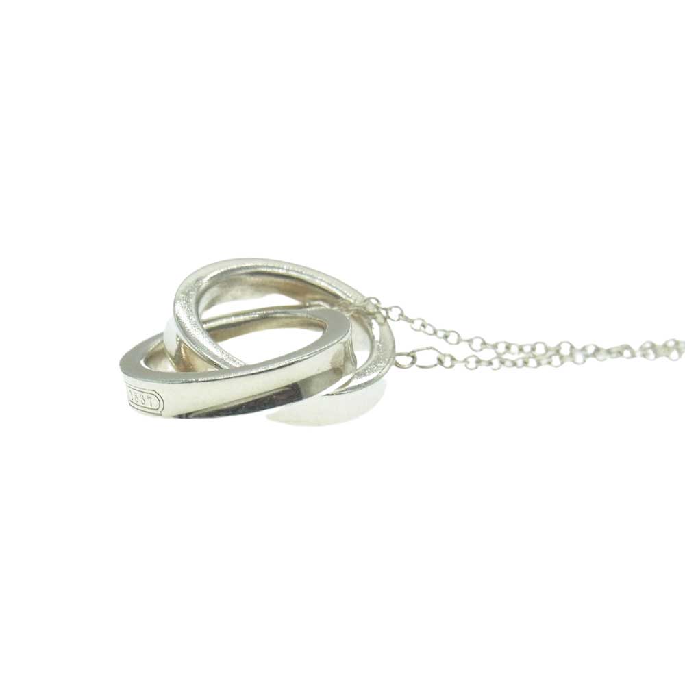 TIFFANY&Co. ティファニー インターロッキング サークル ネックレス  シルバー系【中古】