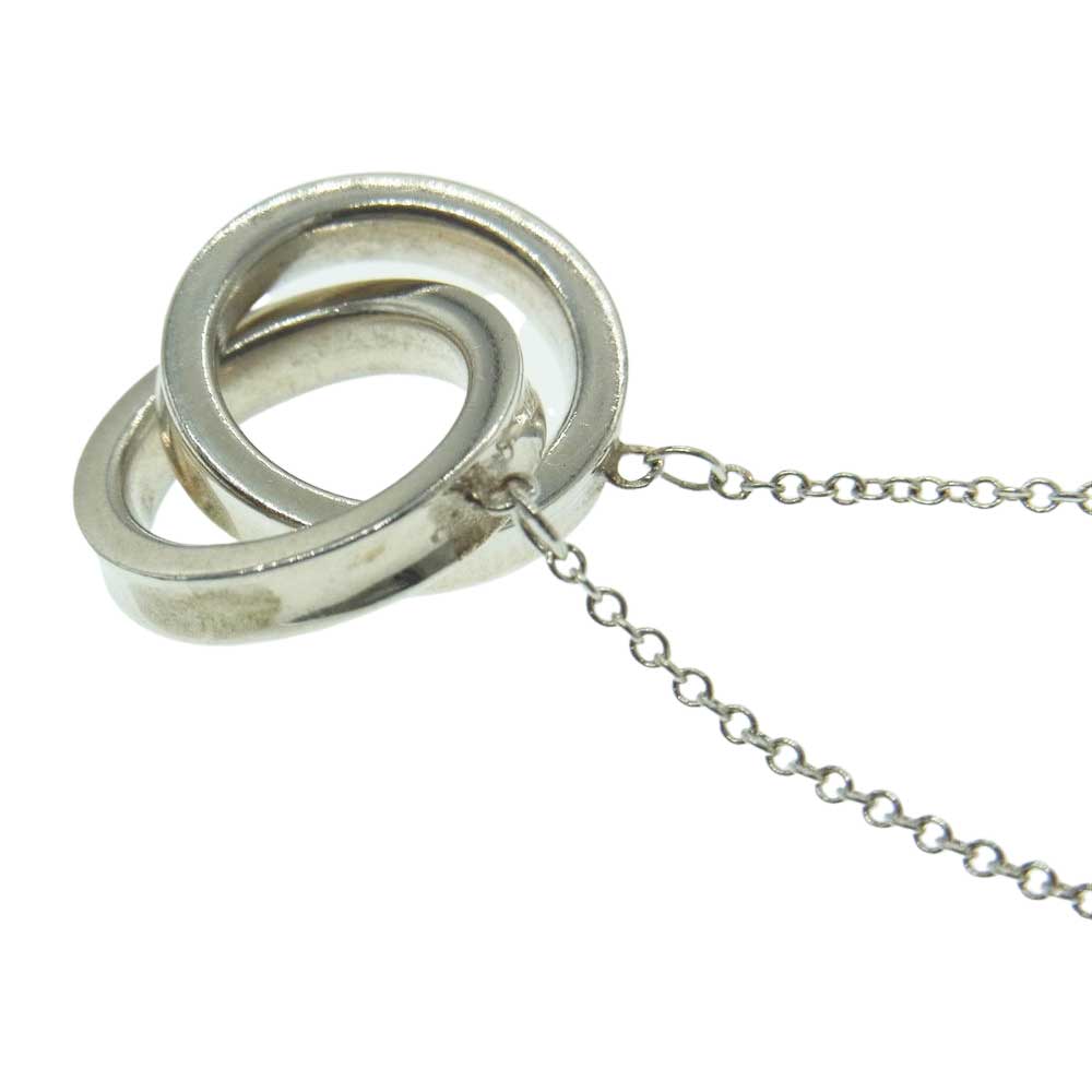 TIFFANY&Co. ティファニー インターロッキング サークル ネックレス  シルバー系【中古】