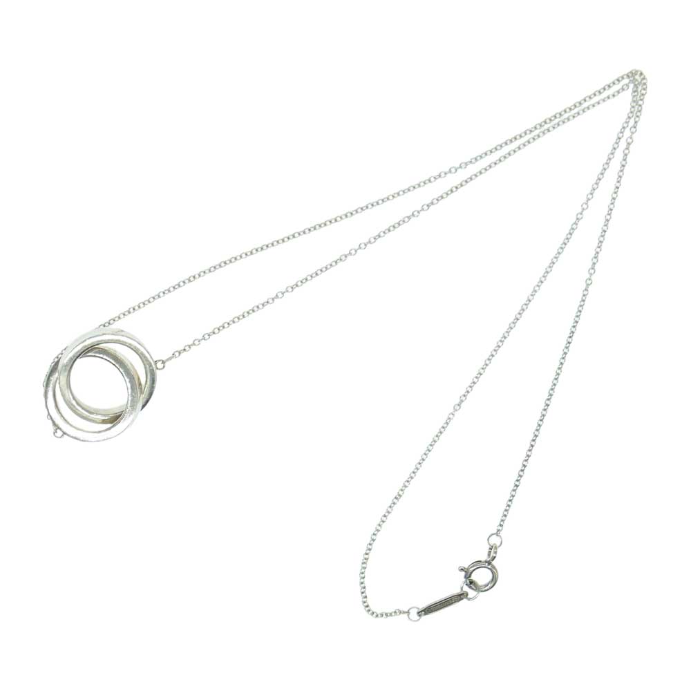 TIFFANY&Co. ティファニー インターロッキング サークル ネックレス  シルバー系【中古】
