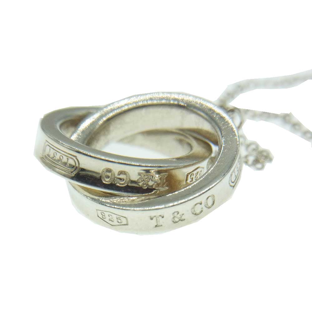 TIFFANY&Co. ティファニー インターロッキング サークル ネックレス  シルバー系【中古】