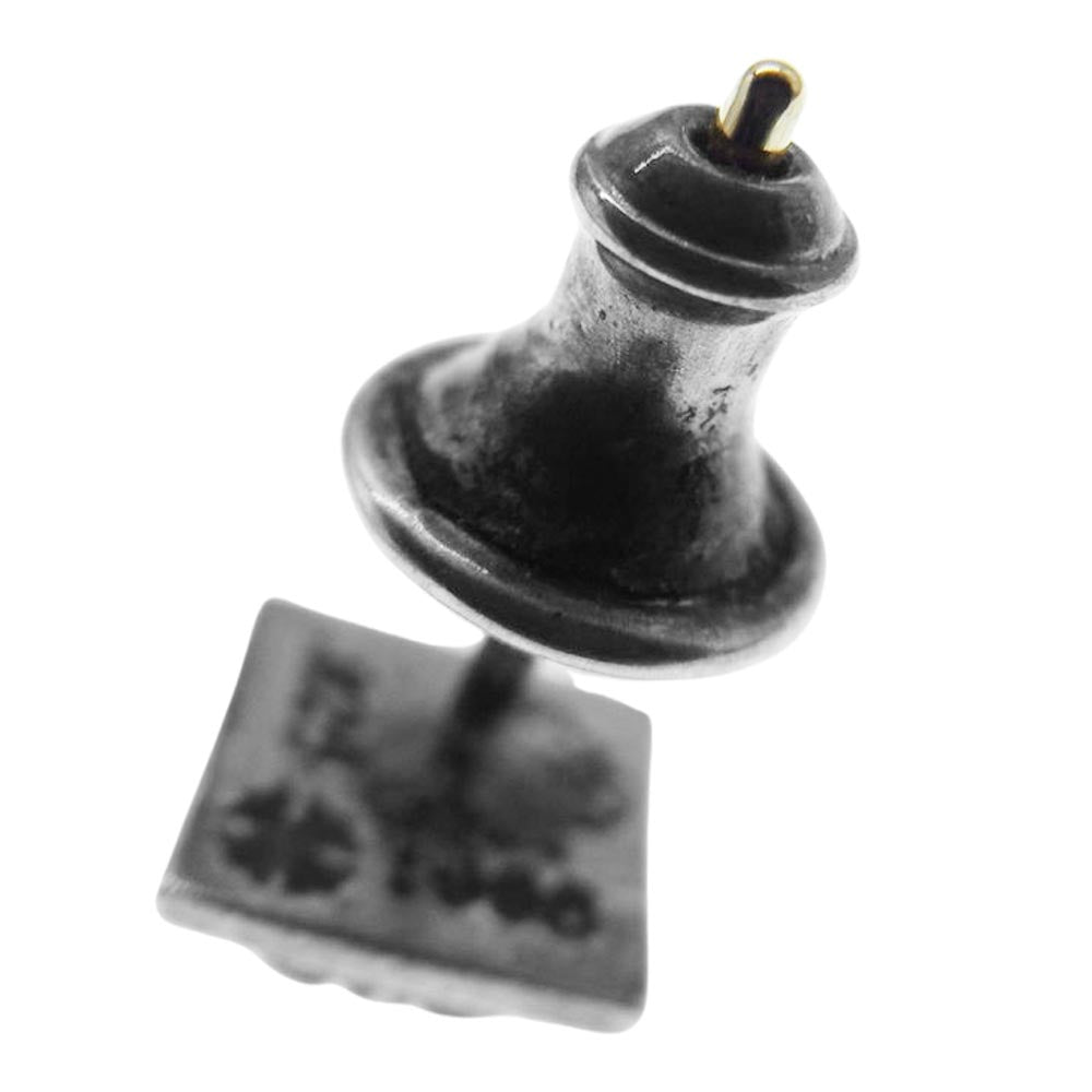 CHROME HEARTS クロムハーツ（原本無） STUD PYRAMID PLS ピラミッド スタッド ピアス シルバー系【中古】