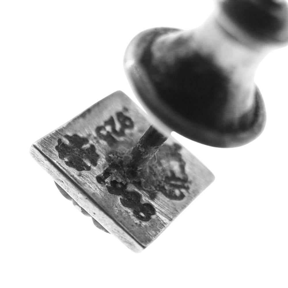 CHROME HEARTS クロムハーツ（原本無） STUD PYRAMID PLS ピラミッド スタッド ピアス シルバー系【中古】