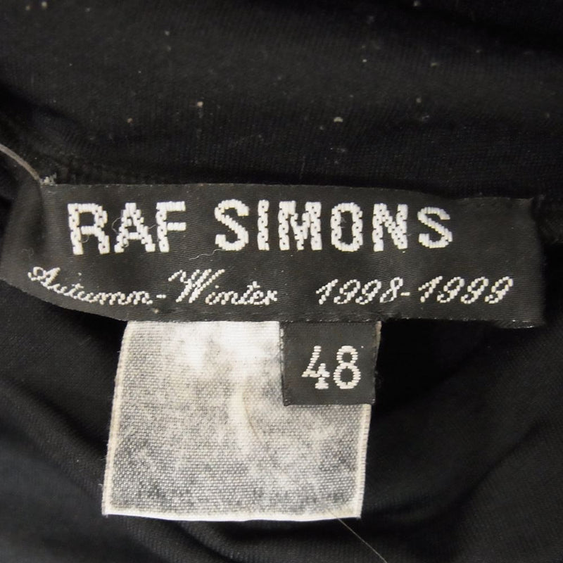 RAF SIMONS ラフシモンズ 98AW 1998-1999AW Radioactivity期 アーカイブ タートルネック トップス ブラック系  48【中古】
