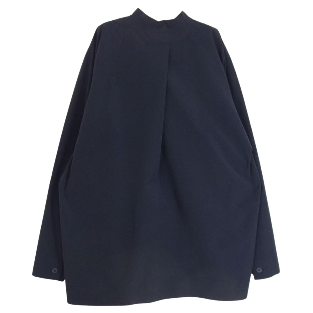ISSEY MIYAKE イッセイミヤケ 22SS HP21FJ312 HOMME PLISSE オムプリュス シャツ STRETCH SHIRT ストレッチ シャツ ネイビー系 3【中古】