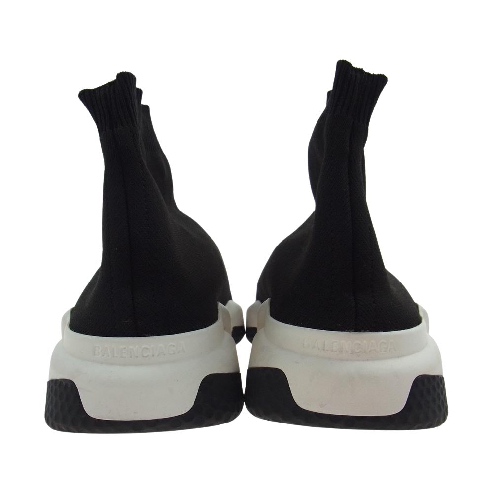 BALENCIAGA バレンシアガ SPEED TRAINER スピード トレーナー ロゴ スニーカー ブラック系 ホワイト系 26.5cm【中古】