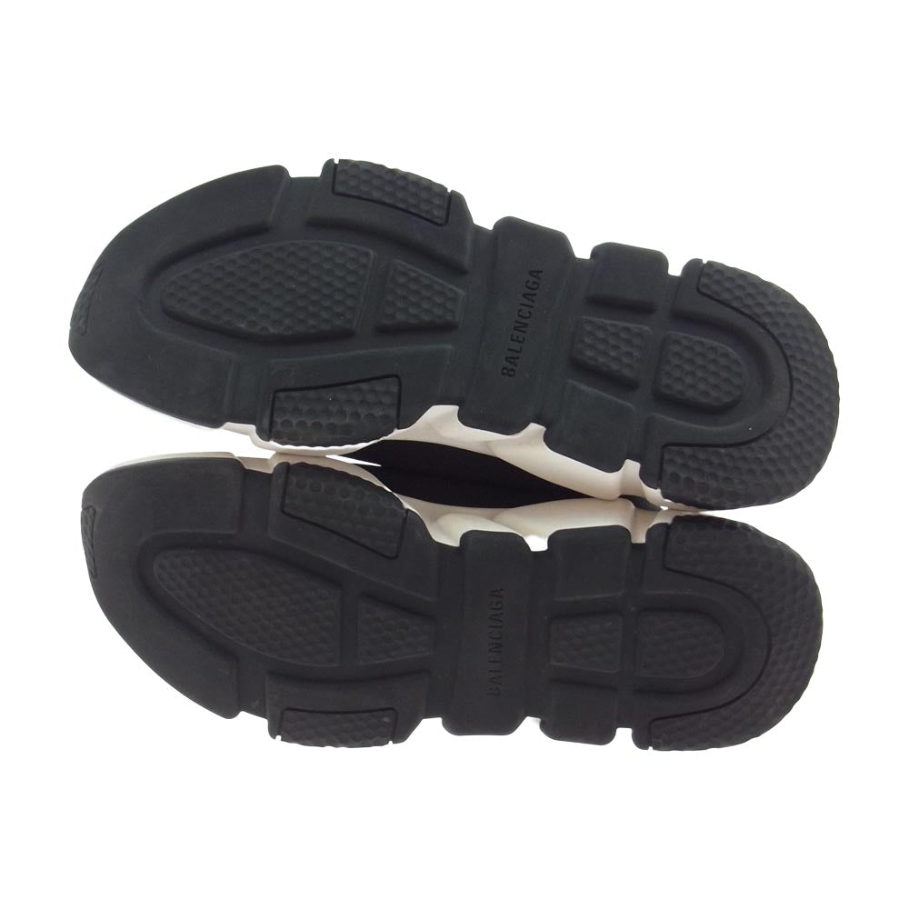 BALENCIAGA バレンシアガ SPEED TRAINER スピード トレーナー ロゴ スニーカー ブラック系 ホワイト系 26.5cm【中古】