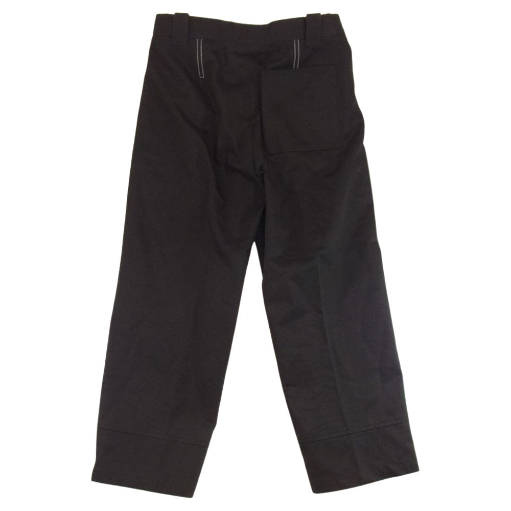 オーエーエムシー 22AW 22A28OAU42 DUSK TROUSERS ステッチ スラックス パンツ ブラック系 30【中古】
