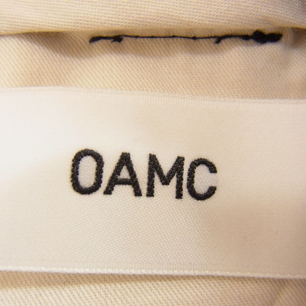 オーエーエムシー 22AW 22A28OAU42 DUSK TROUSERS ステッチ スラックス パンツ ブラック系 30【中古】