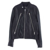 MAISON MARGIELA メゾンマルジェラ 14ライン 19SS S50AM0380 5 ZIP LEATHER JACKET 八の字 シングル ライダース ジャケット ブラック系 46【中古】