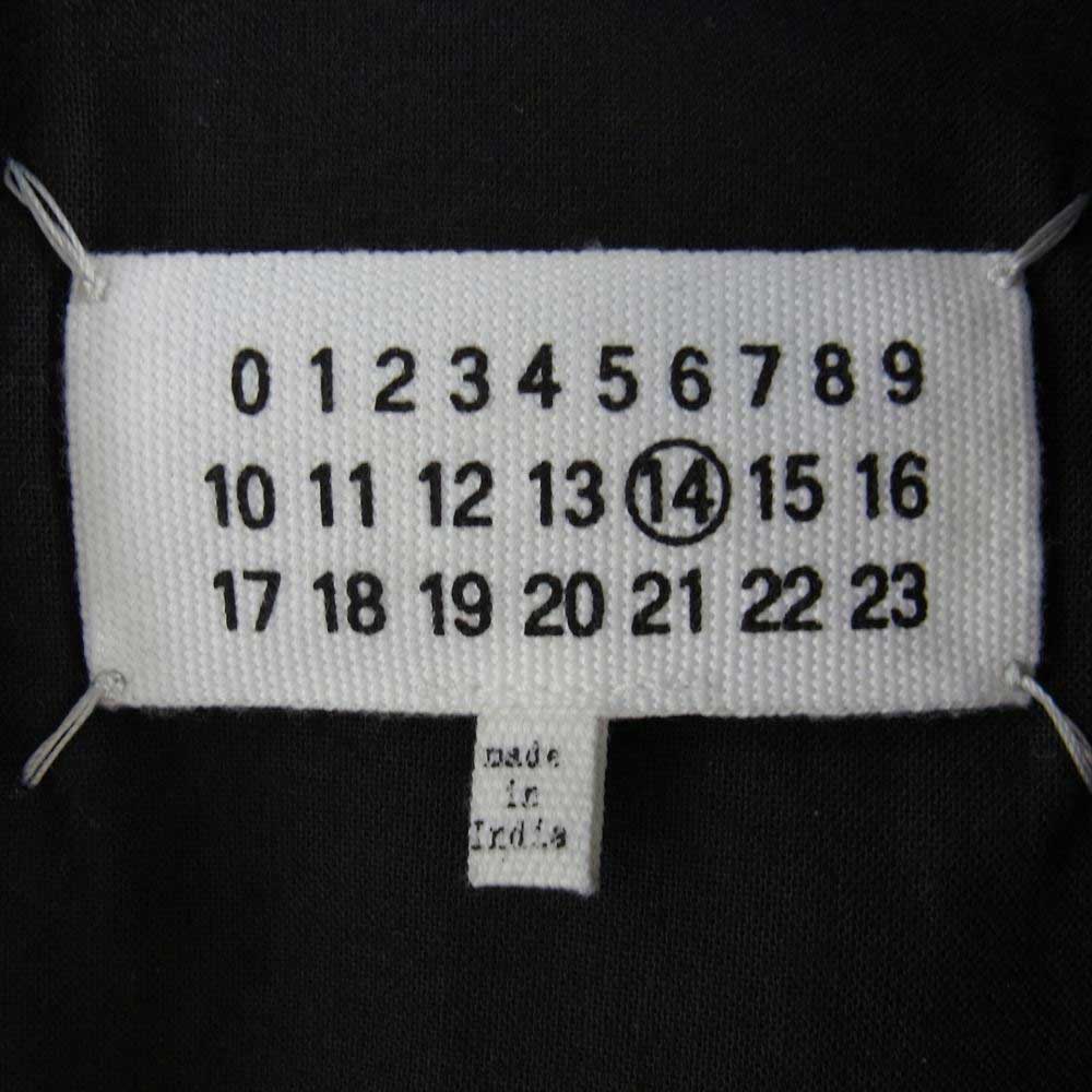 MAISON MARGIELA メゾンマルジェラ 14ライン 19SS S50AM0380 5 ZIP LEATHER JACKET 八の字 シングル ライダース ジャケット ブラック系 46【中古】