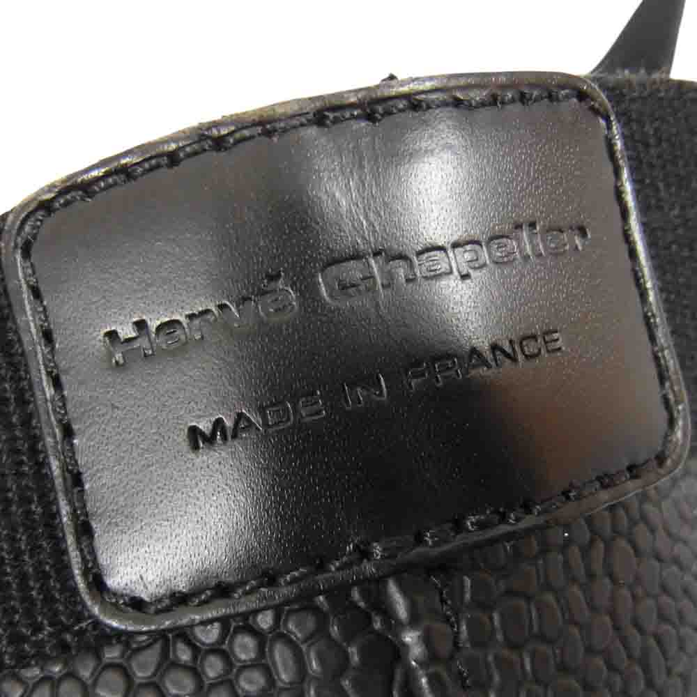 Herve Chapelier エルベ・シャプリエ 707GP リュクス 舟型 トート M ブラック系【中古】