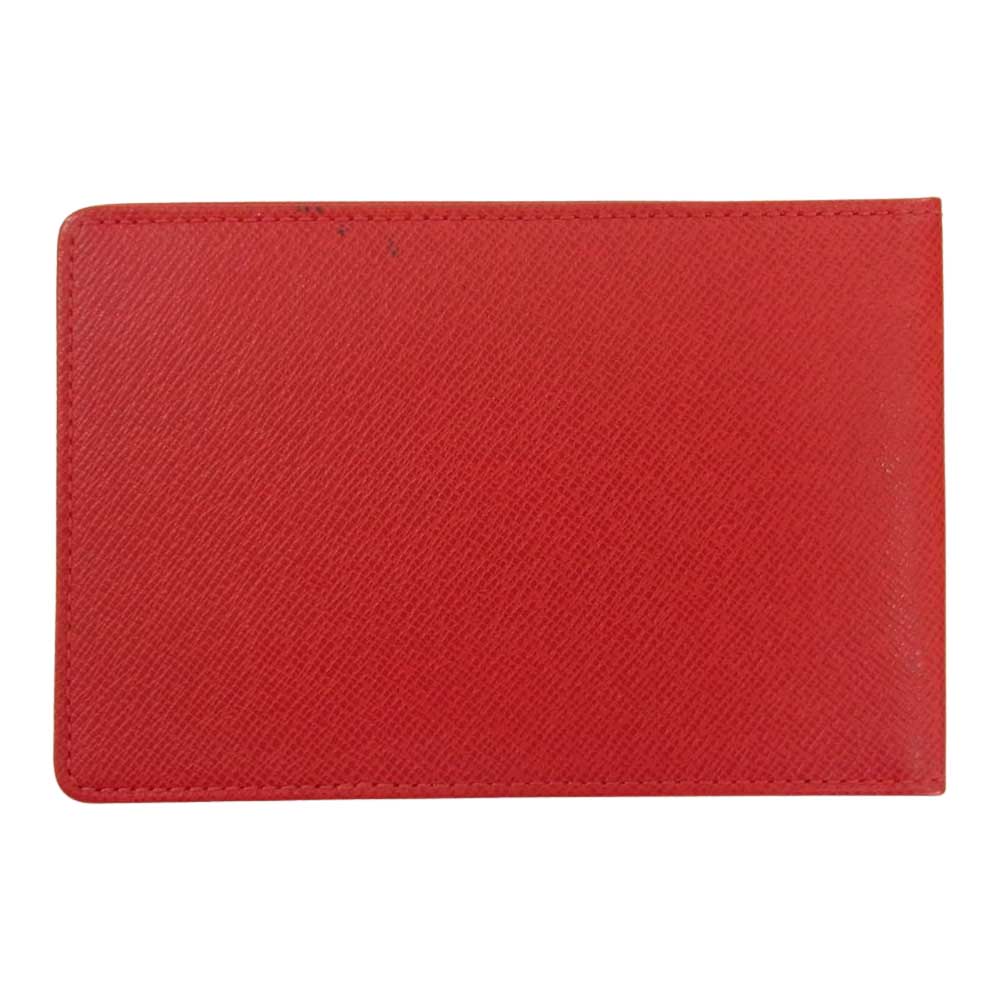 LOUIS VUITTON ルイ・ヴィトン タイガ パスケース カードケース レッド系【中古】