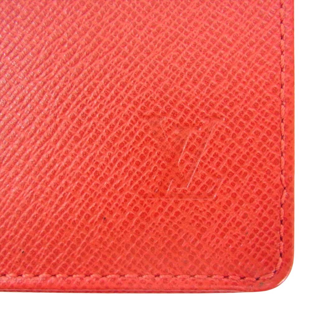 LOUIS VUITTON ルイ・ヴィトン タイガ パスケース カードケース レッド系【中古】
