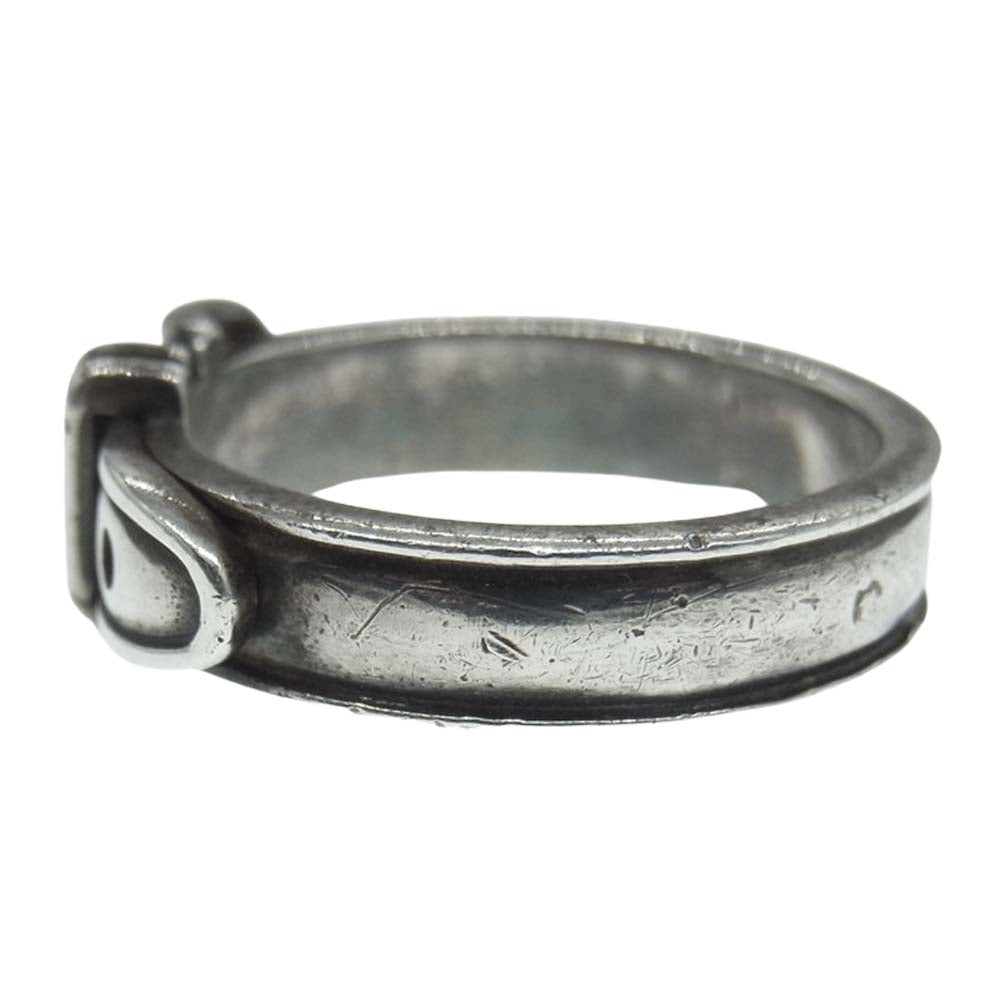 HERMES エルメス サンチュール ベルト リング  シルバー系 13号【中古】