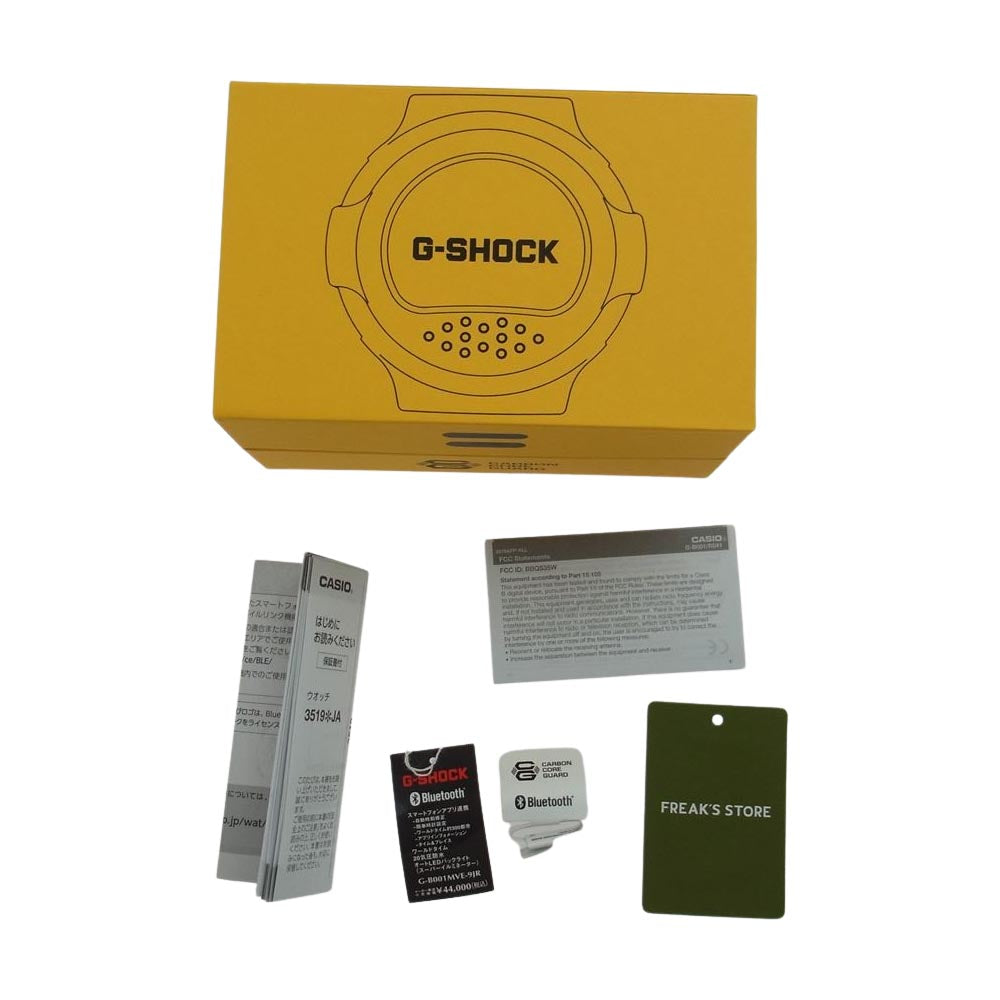 G-SHOCK ジーショック G-B001MVE-9JR SERIES ジェイソン Bluetooth ウォッチ 時計 イエロー系【新古品】【未使用】【中古】