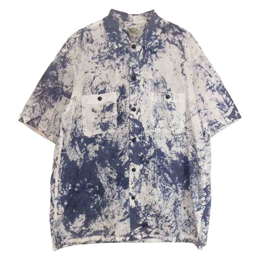 ゴールド GL38061 東洋エンタープライズ SUVIN COTTON BROAD 半袖 シャツ ブルー系 M【中古】