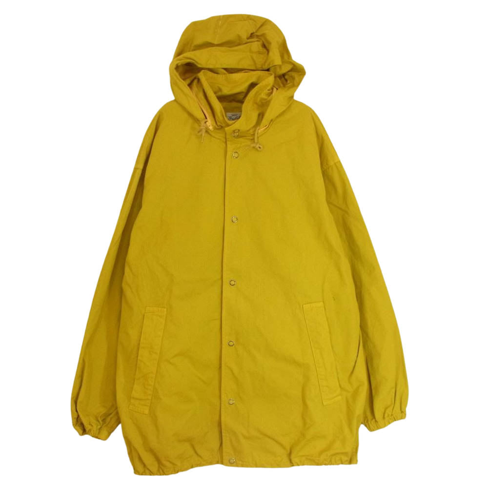 ゴールド GL14559 東洋エンタープライズ COTTON WEATHER LONG COACH JACKET コットン ウェザー コーチ ジャケット イエロー系 M【中古】