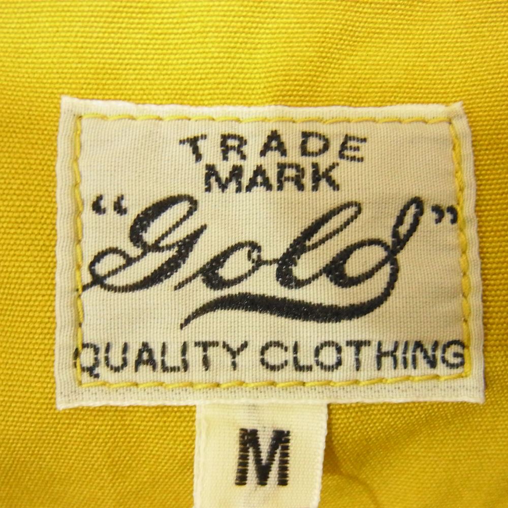 ゴールド GL14559 東洋エンタープライズ COTTON WEATHER LONG COACH JACKET コットン ウェザー コーチ ジャケット イエロー系 M【中古】