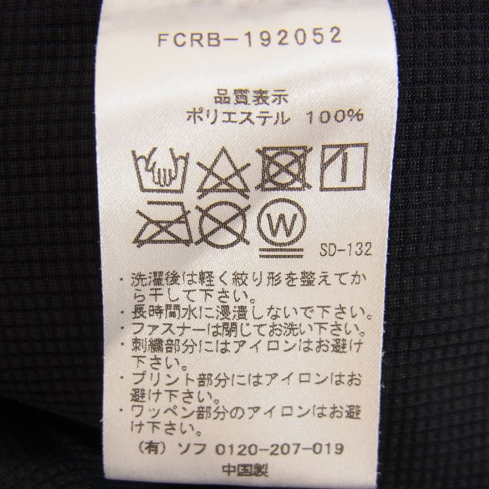 F.C.R.B. エフシーアールビー 19AW FCRB-192052 POLARTEC POWER SHIELD PANTS ポーラーテック パワー シェル パンツ ブラック系 XL【美品】【中古】
