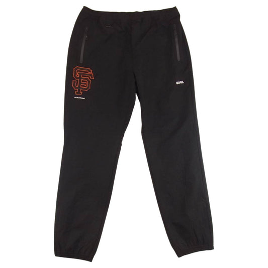 F.C.R.B. エフシーアールビー 21AW FCRB-212001 MLB TOUR WARM UP PANTS ウォームアップ ナイロン パンツ ブラック系 L【美品】【中古】