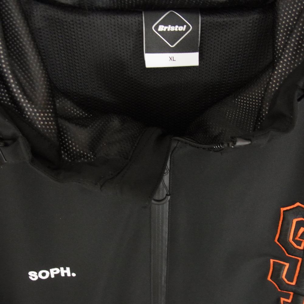 F.C.R.B. エフシーアールビー 21AW FCRB-212000 MLB TOUR WARM UP JACKET ジップアップ ナイロン ジャケット ブラック系 XL【美品】【中古】