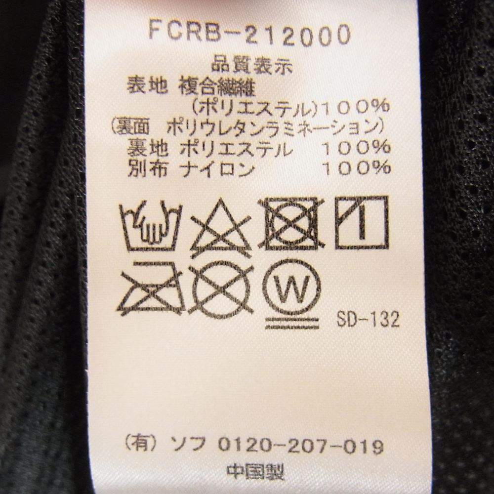 F.C.R.B. エフシーアールビー 21AW FCRB-212000 MLB TOUR WARM UP JACKET ジップアップ ナイロン ジャケット ブラック系 XL【美品】【中古】