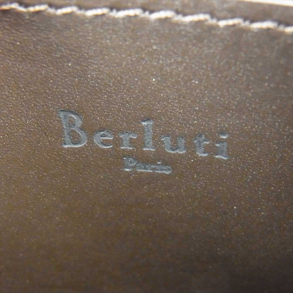 Berluti ベルルッティ ワパ カリグラフィー レザー コインケース  モスグリーン系【中古】