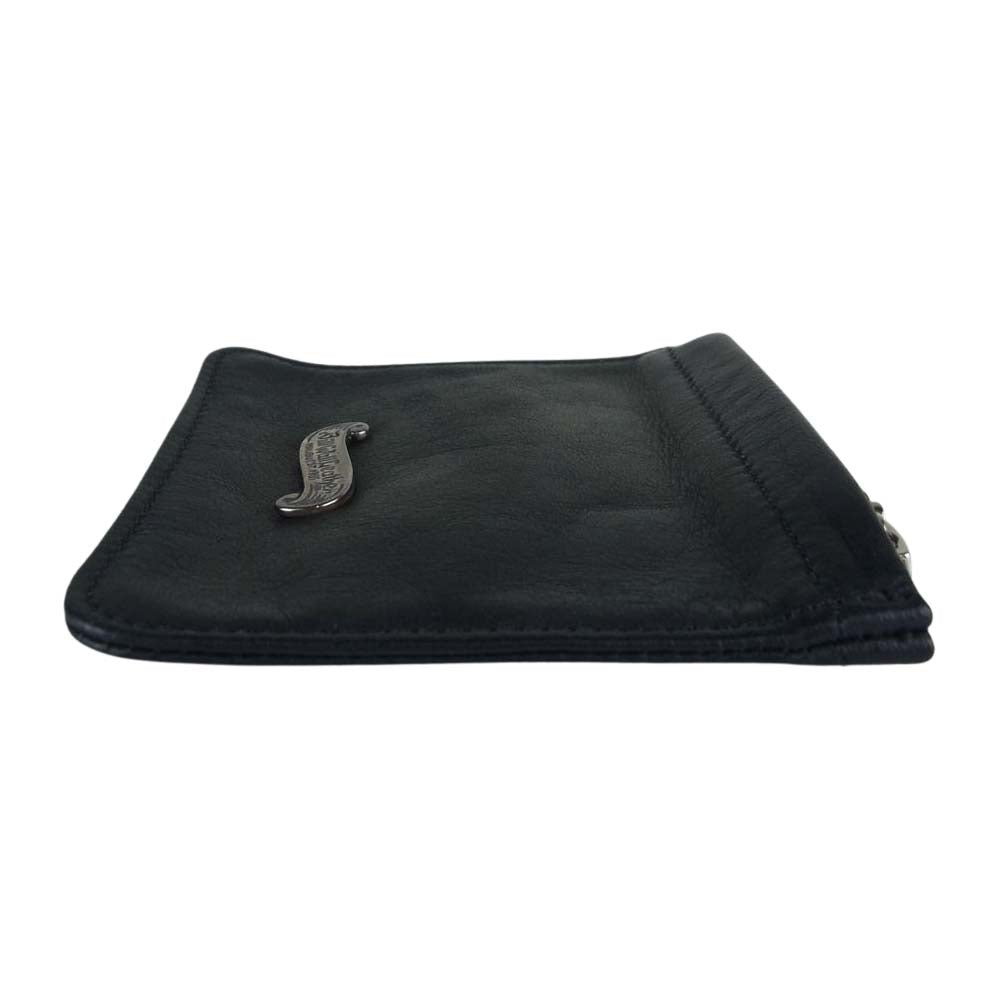 BILL WALL LEATHER ビルウォールレザー BEAMS ビームス 別注 レザー ジッパー コインケース ブラック系【中古】