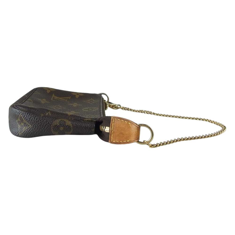 LOUIS VUITTON ルイ・ヴィトン M58009 モノグラム ミニ ポシェット アクセソワール ブラウン系【中古】