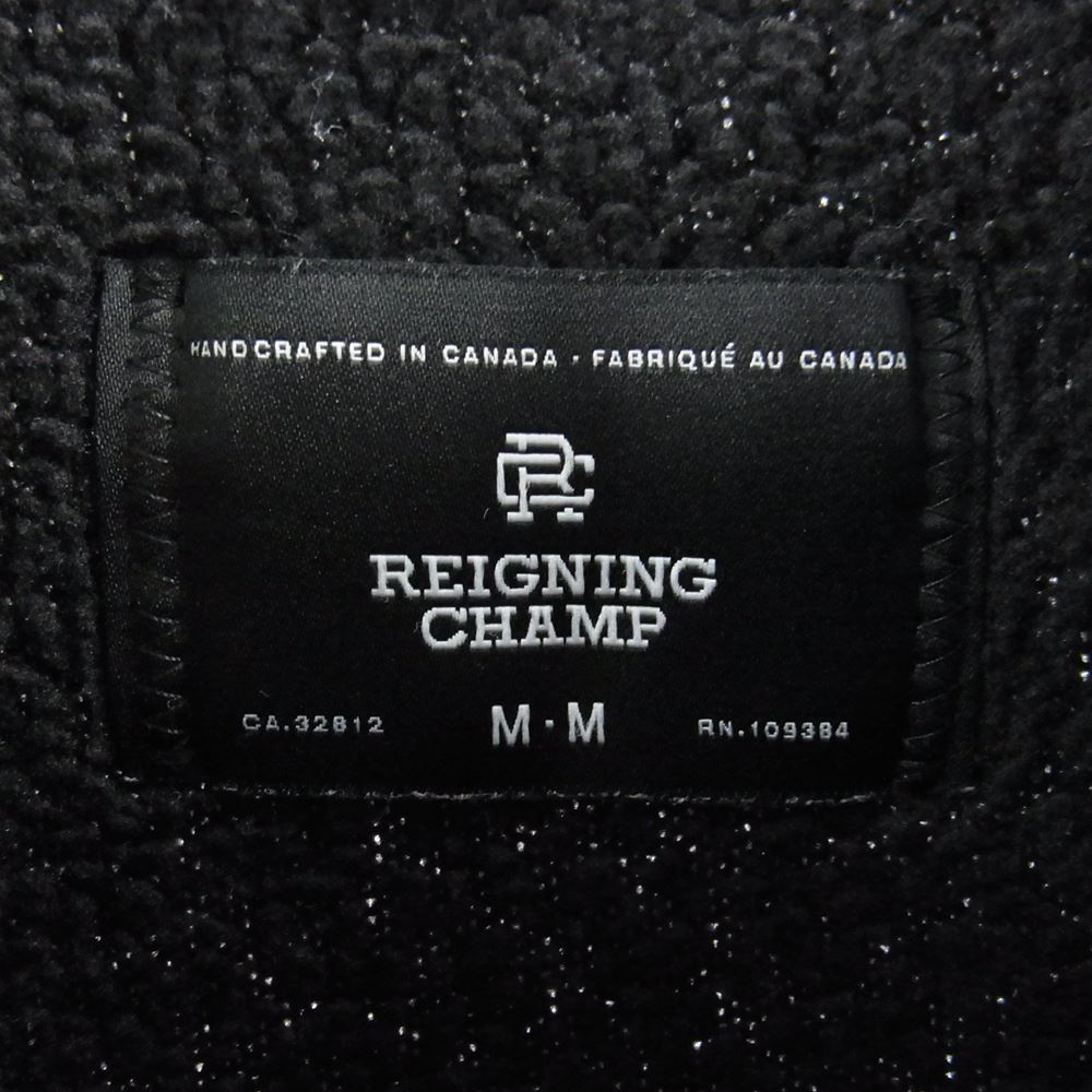 REIGNING CHAMP レイニングチャンプ RC-3407 フリース プルオーバー トレーナー ブラック系 M【中古】