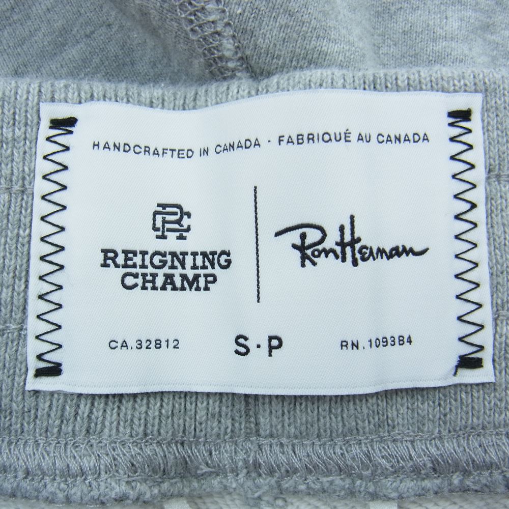 Ron Herman ロンハーマン 3320600099 REIGNING CHAMP レイニングチャンプ スウェット ショート パンツ グレー系 S【中古】