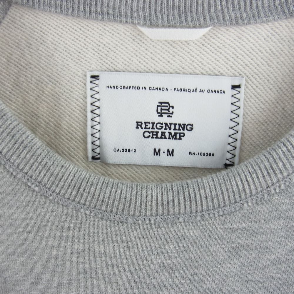 REIGNING CHAMP レイニングチャンプ 9920900044 スウェット トレーナー グレー系 M【中古】