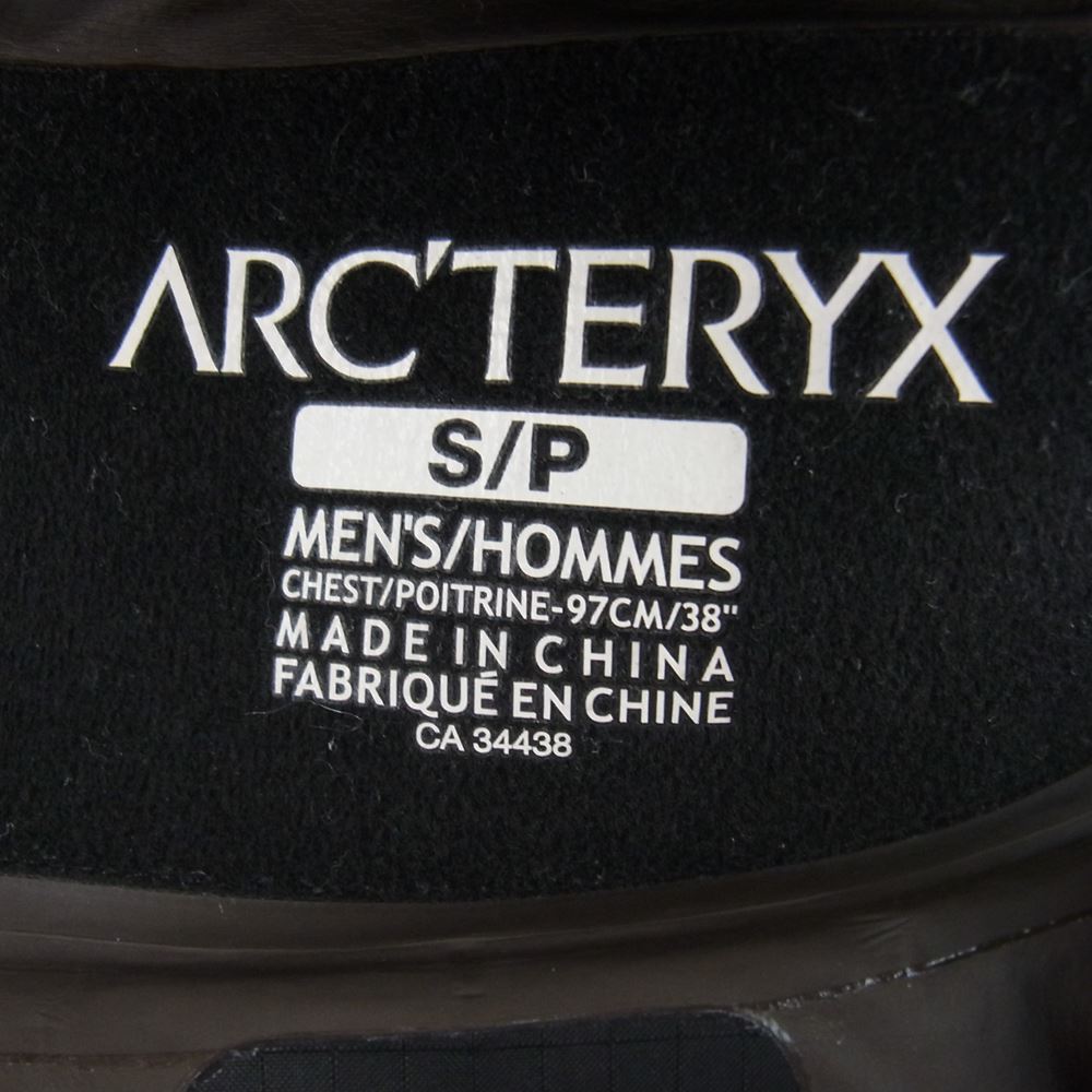 ARC'TERYX アークテリクス 10968 BIRD AID付属 BETA SL JACKET ベータ SL ジャケット ブラック系 S【中古】
