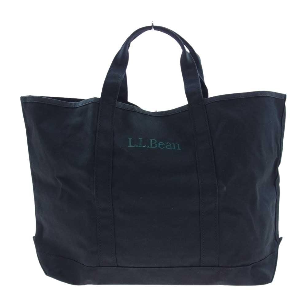 L.L.Bean エルエルビーン グローサリー トート バッグ ブラック  ブラック系【中古】