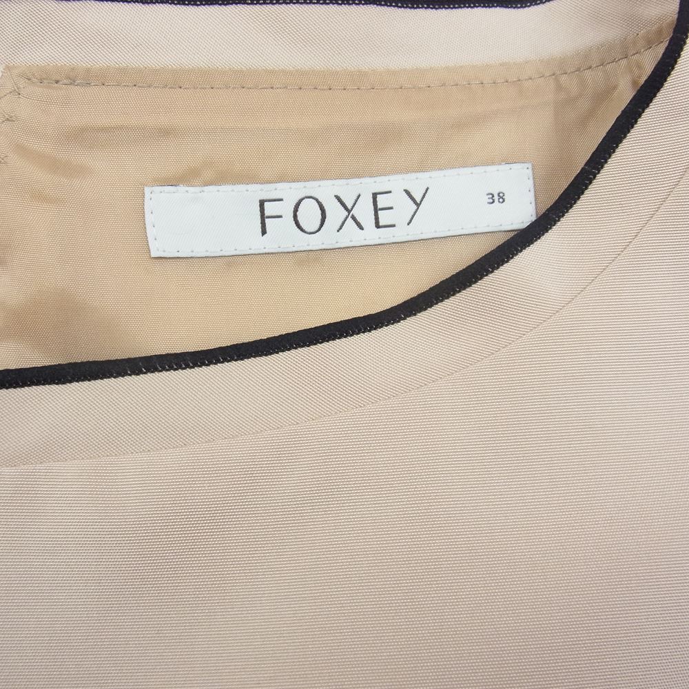 FOXEY フォクシー ワンピース ベージュ系 38【中古】